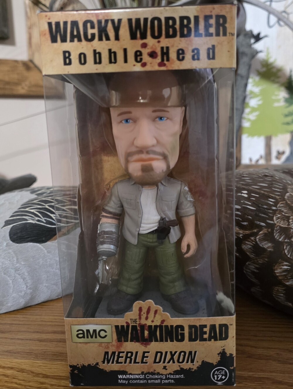 Funko Merle Dixon Wacky Wobbler Bobble Head New In Box